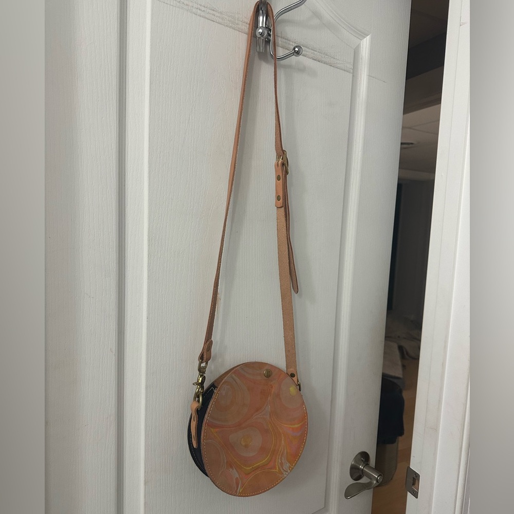 lillian farag leather crossbody bag